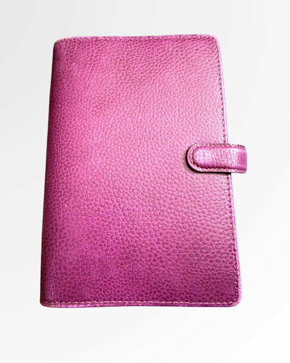 Filofax Finsbury Raspberry Leather Personal Size Organiser